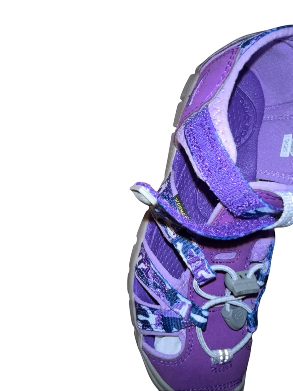 Keen Big Kids' Seacamp II CNX Purple Camo Sz 4 NWOT! - Picture 12 of 12